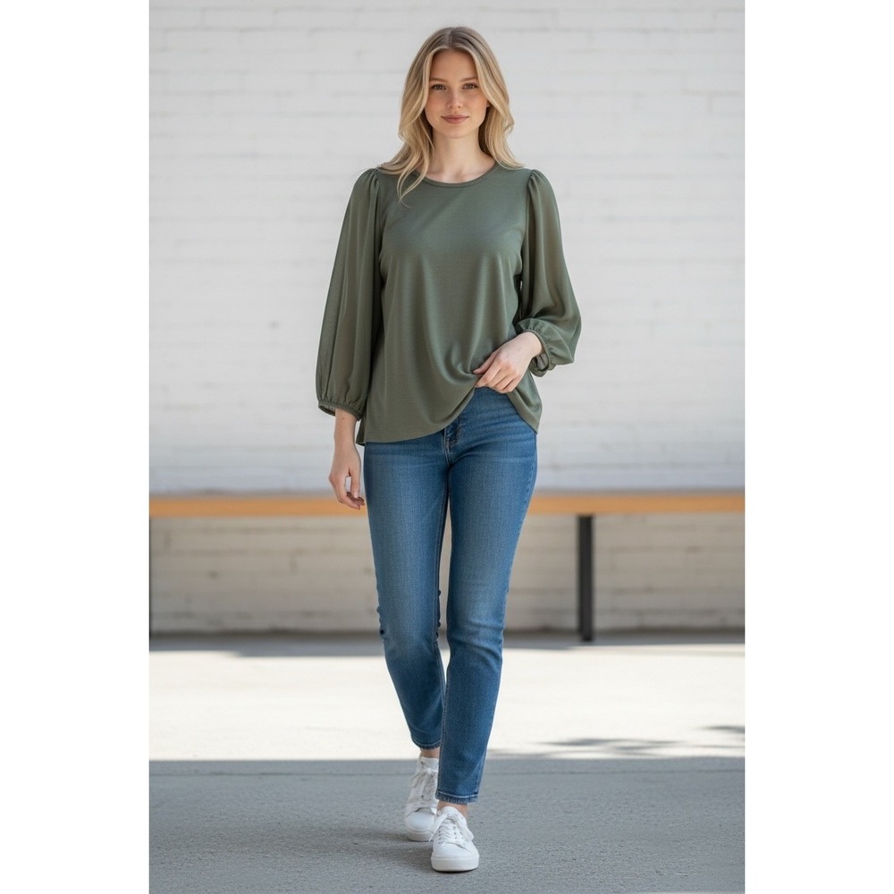 Sage Green Blouse